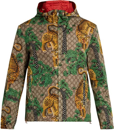 gucci tiger rain jacket